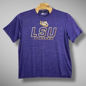 Russell Athletic LSU Tigers Mens XXL Performance Shirt NCAA